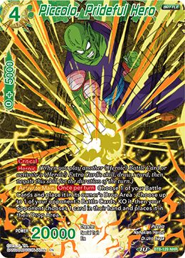 Piccolo, Prideful Hero - Malicious Machinations - Noble Hero Rare - BT8-129