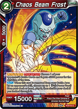 Chaos Beam Frost - Universal Onslaught - Common - BT9-015