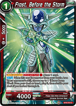 Frost, Before the Storm - Universal Onslaught - Common - BT9-016