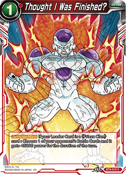 Thought I Was Finished? - Universal Onslaught - Common - BT9-019