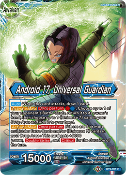 Android 17 // Android 17, Universal Guardian - Universal Onslaught - Common - BT9-021
