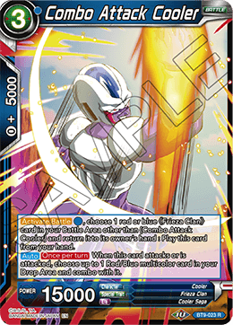 Combo Attack Cooler - Universal Onslaught - Rare - BT9-023