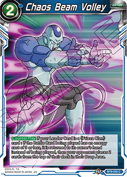 Chaos Beam Volley - Universal Onslaught - Common - BT9-035