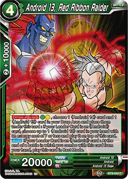 Android 13, Red Ribbon Raider - Universal Onslaught - Common - BT9-044