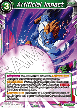 Artificial Impact - Universal Onslaught - Rare - BT9-051