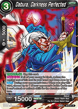 Dabura, Darkness Perfected - Universal Onslaught - Rare - BT9-071