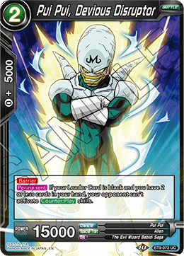 Pui Pui, Devious Disruptor - Universal Onslaught - Uncommon - BT9-073
