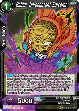 Babidi, Unrepentant Sorcerer - Universal Onslaught - Uncommon - BT9-075