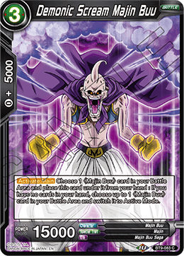 Demonic Scream Majin Buu - Universal Onslaught - Common - BT9-083