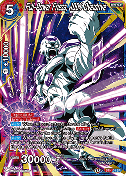 Full-Power Frieza, 100% Overdrive (Revision) - 5th Anniversary Set - Super Rare - BT9-101