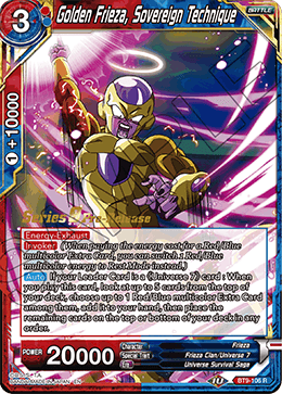 Golden Frieza, Sovereign Technique - Universal Onslaught - Rare - BT9-106