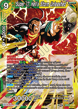 Super 17, Hell's Storm Unleashed - Universal Onslaught - Super Rare - BT9-117