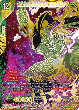 Cell Xeno, Unspeakable Abomination (Gold Stamped) - Mythic Booster - Secret Rare - BT9-137