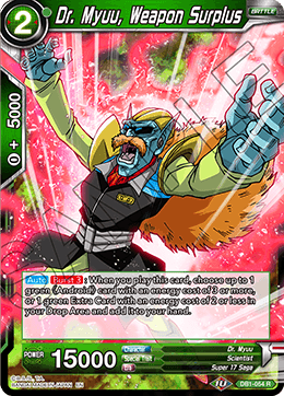 Dr. Myuu, Weapon Surplus - Draft Box 04 - Dragon Brawl - Rare - DB1-054