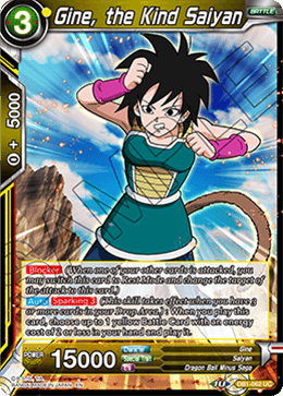 Gine, the Kind Saiyan - Draft Box 04 - Dragon Brawl - Uncommon - DB1-062