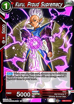 Kuru, Proud Supremacy - Draft Box 05 - Divine Multiverse - Common - DB2-013