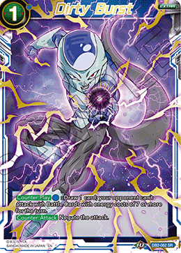 Dirty Burst (Gold Stamped) - Mythic Booster - Super Rare - DB2-062
