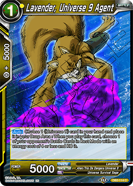 Lavender, Universe 9 Agent - Draft Box 05 - Divine Multiverse - Common - DB2-114