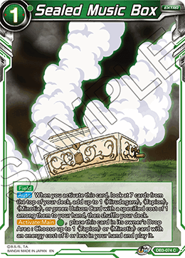 Sealed Music Box - Draft Box 06 - Giant Force - Common - DB3-074