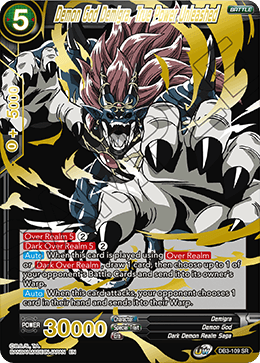 Demon God Demigra, True Power Unleashed (Alternate Art) - Special Anniversary Set 2021 - Super Rare - DB3-109