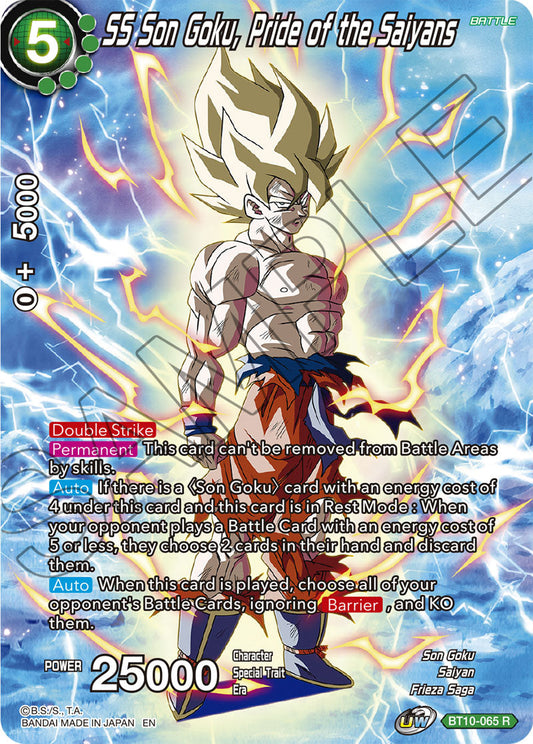 SS Son Goku, Pride of the Saiyans - Theme Selection: History of Son Goku - Rare - BT10-065