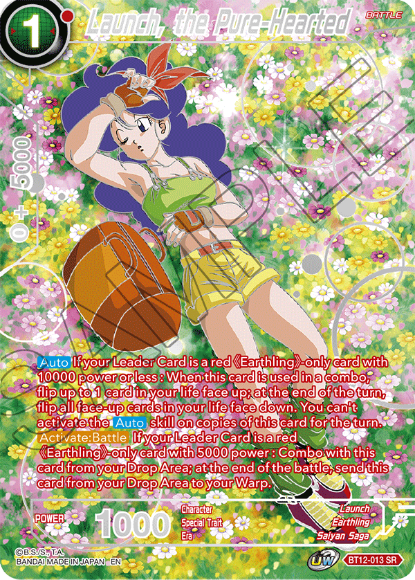 Launch, the Pure-Hearted - Collector's Selection Vol. 2 - Promo - BT12-013