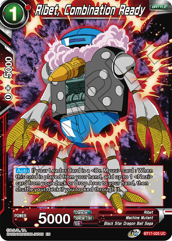 Ribet, Combination Ready - Ultimate Squad - Uncommon - BT17-025