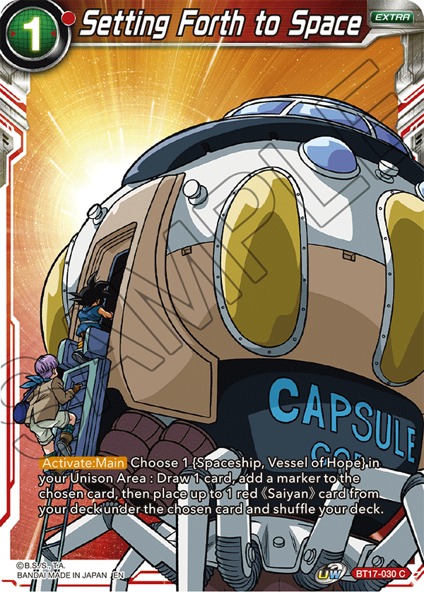 Setting Forth to Space - Ultimate Squad - Common - BT17-030