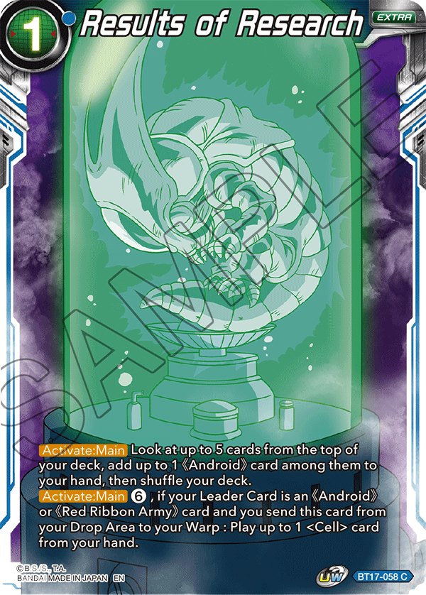 Results of Research - Ultimate Squad - Common - BT17-058