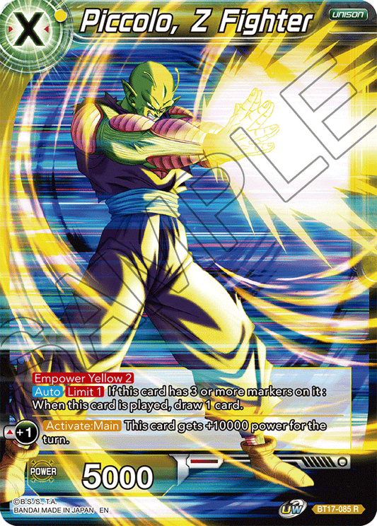 Piccolo, Z Fighter - Ultimate Squad - Rare - BT17-085
