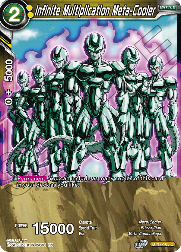 Infinite Multiplication Meta-Cooler (BT17-105) - Ultimate Squad - Common - BT17-105