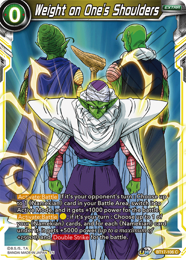 Weight on One's Shoulders - Ultimate Squad - Common - BT17-106