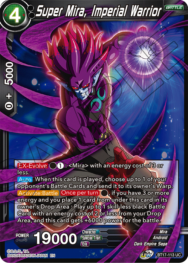 Super Mira, Imperial Warrior - Ultimate Squad - Uncommon - BT17-113