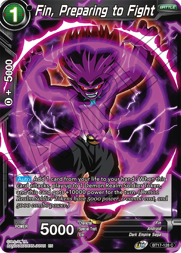Fin, Preparing to Fight - Ultimate Squad - Common - BT17-128
