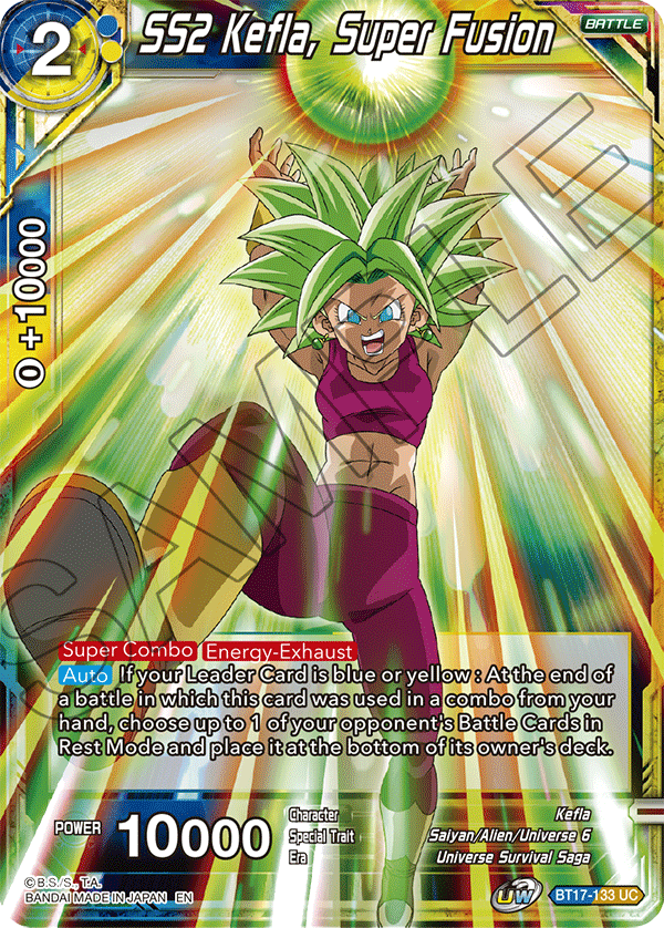 SS2 Kefla, Super Fusion - Ultimate Squad - Uncommon - BT17-133