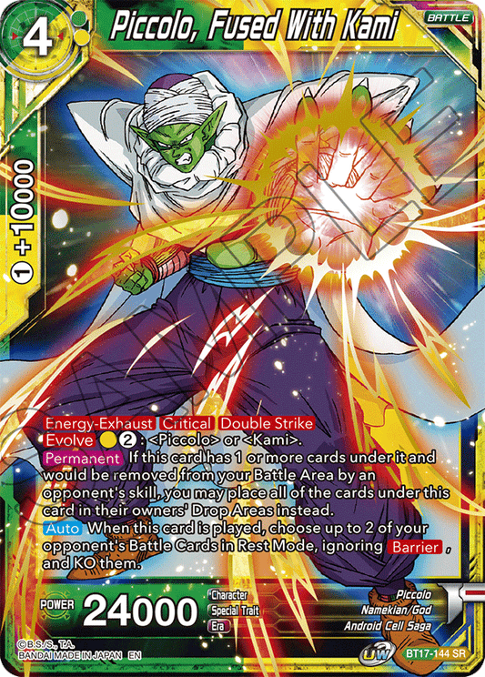 Piccolo, Fused With Kami - Ultimate Squad - Super Rare - BT17-144