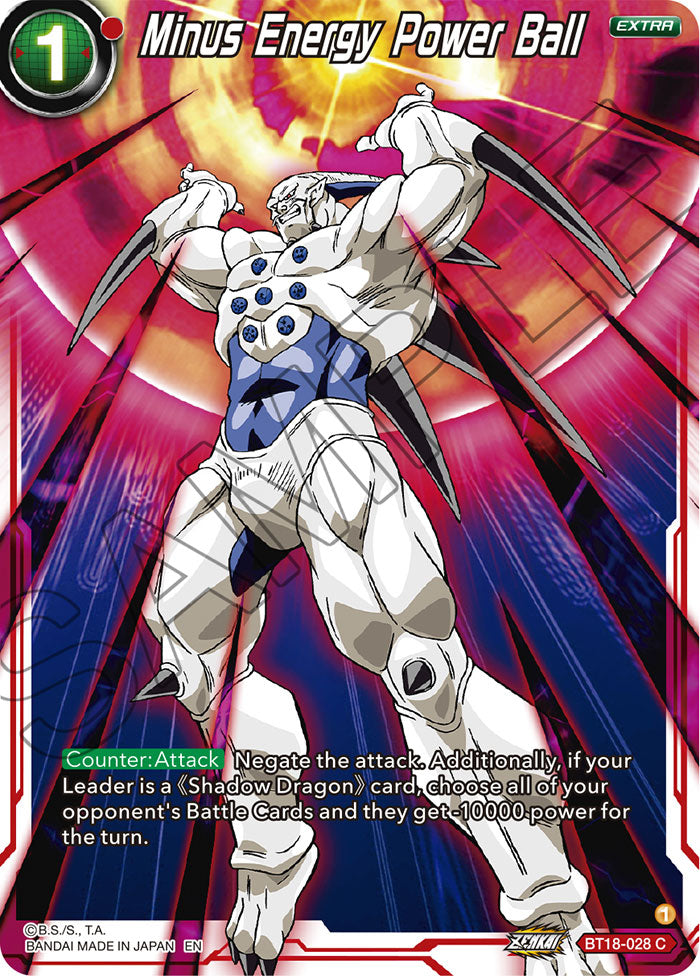 Minus Energy Power Ball - Dawn of the Z-Legends - Common - BT18-028