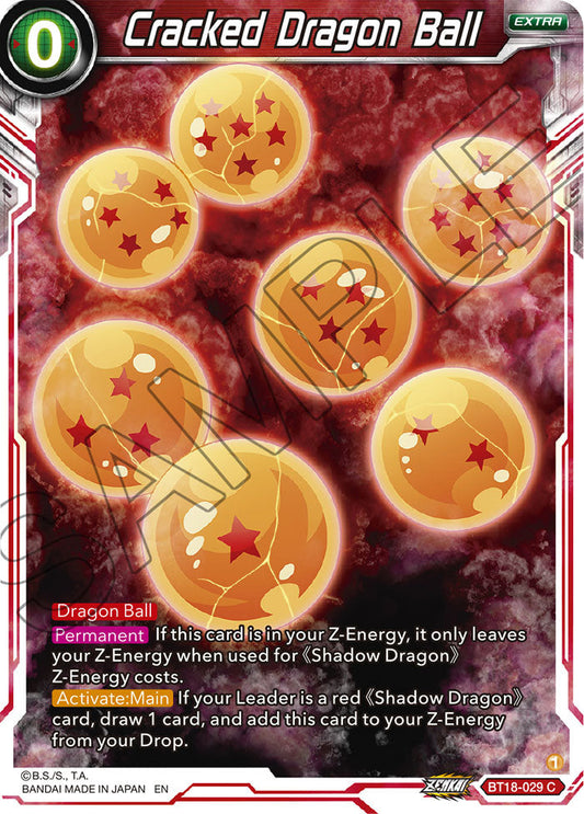 Cracked Dragon Ball - Dawn of the Z-Legends - Common - BT18-029