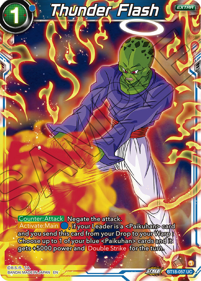 Thunder Flash - Dawn of the Z-Legends - Uncommon - BT18-057