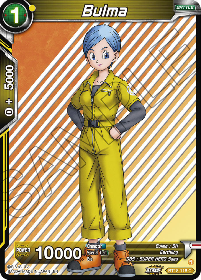 Bulma - Dawn of the Z-Legends - Common - BT18-118