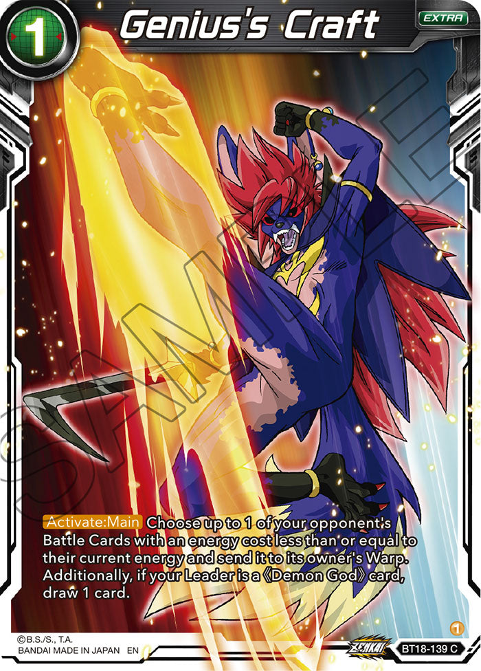 Genius’s Craft - Dawn of the Z-Legends - Common - BT18-139