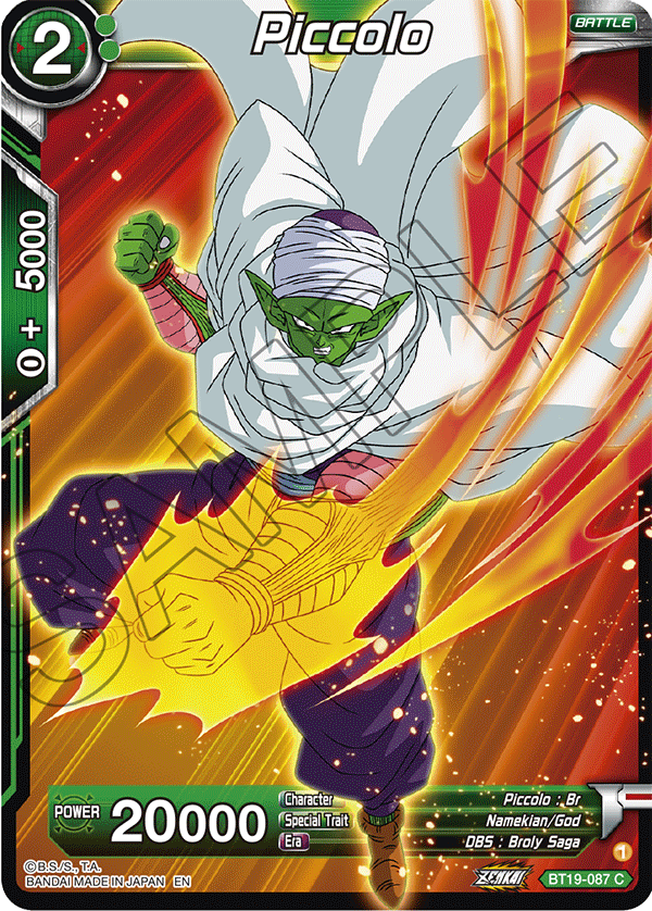 Piccolo - Fighter's Ambition - Common - BT19-087
