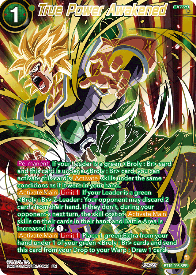 True Power Awakened (SPR) - Fighter's Ambition - Special Rare - BT19-098