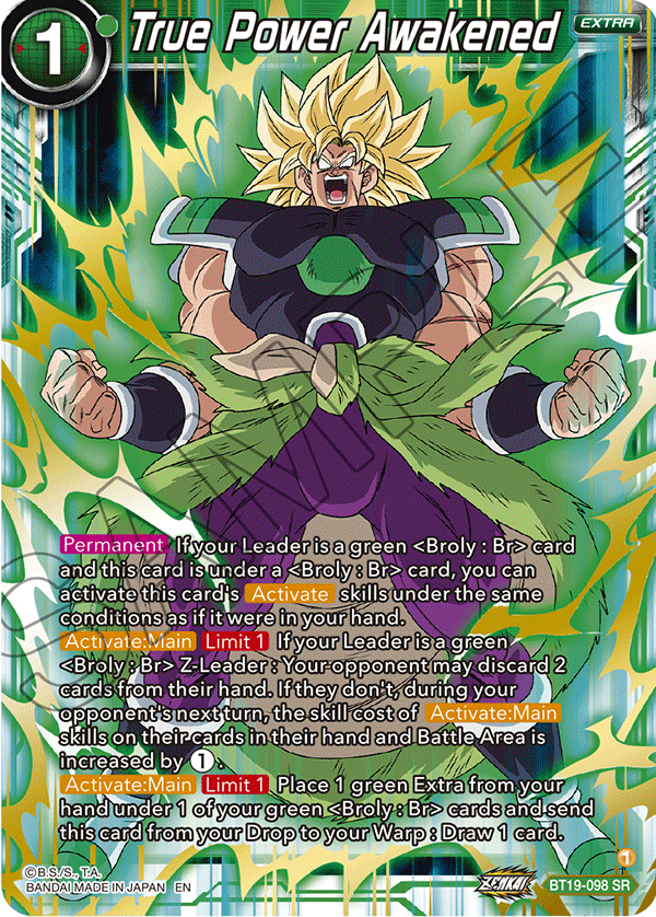 True Power Awakened - Fighter's Ambition - Super Rare - BT19-098