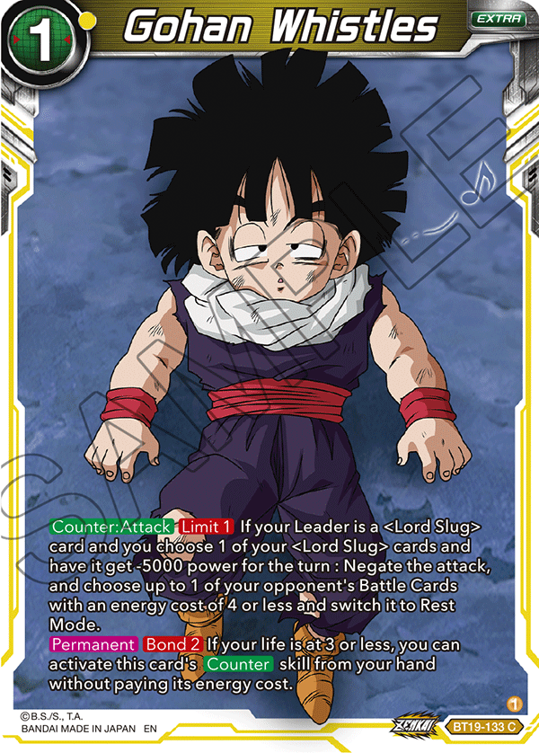 Gohan Whistles - Fighter's Ambition - Common - BT19-133