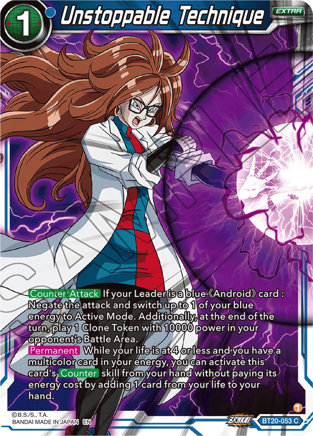 Unstoppable Technique - Power Absorbed - Common - BT20-053