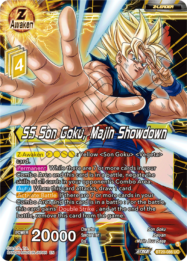 SS Son Goku, Majin Showdown - Power Absorbed - Uncommon - BT20-086