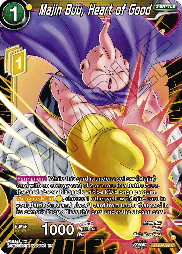 Majin Buu, Heart of Good - Power Absorbed - Common - BT20-092