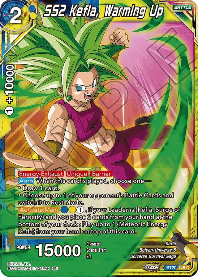 SS2 Kefla, Warming Up - Power Absorbed - Common - BT20-146