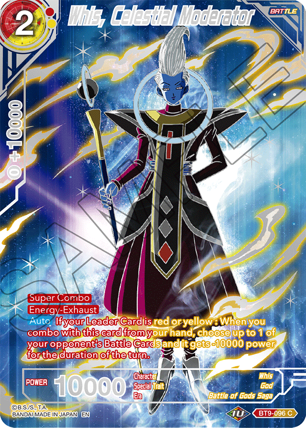 Whis, Celestial Moderator - Collector's Selection Vol. 2 - Promo - BT9-096